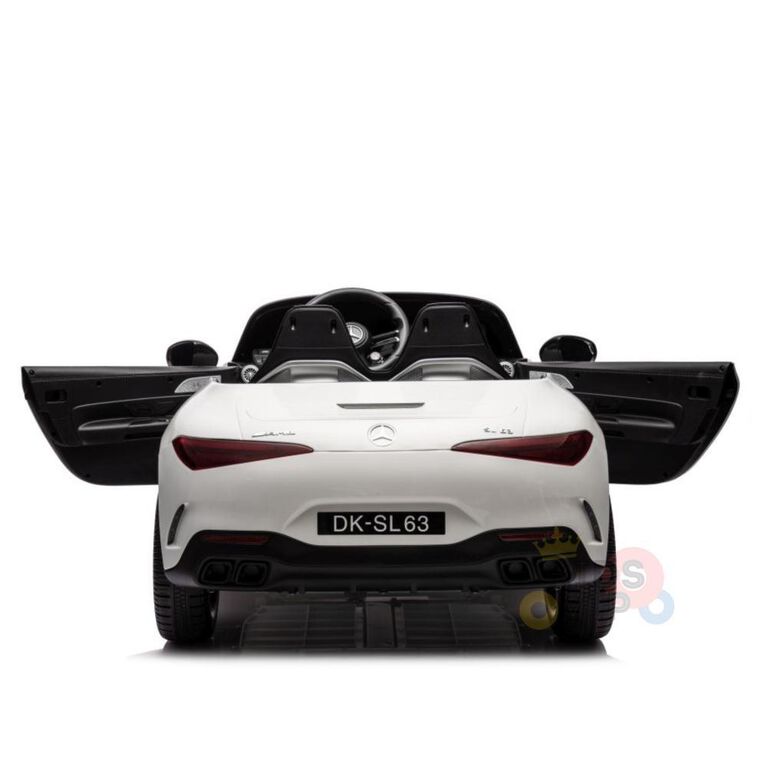 KIDSVIP Mercedes Benz 12V SL63 Licensed 4X4 Ride-On Car For Kids w/ RC - White