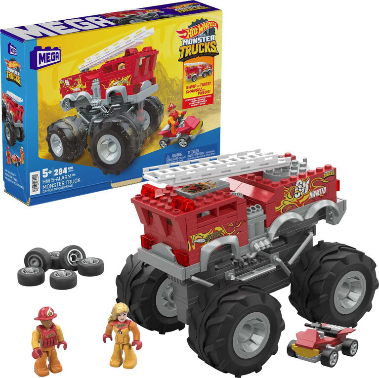 MEGA Hot Wheels HW 5-Alarm Monster Truck Building Set - 279pcs