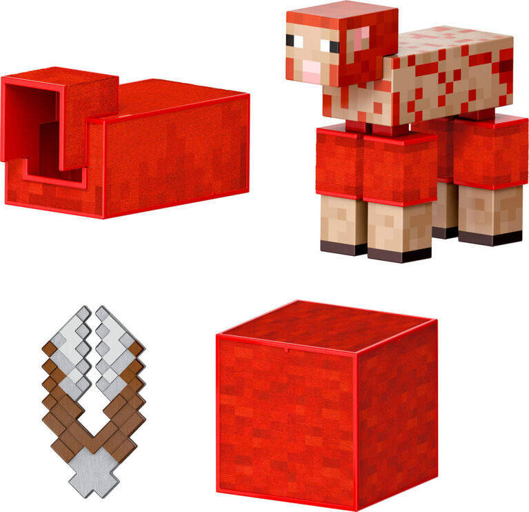 Minecraft-Mouton Diamond Level-Figurine articulée 14 cm et accessoires