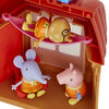 Peppa's Woodland Club La cabane forestière, inclut 1 cabane, 3 figurines de 7,5 cm et 6 accessoires - Notre exclusivité