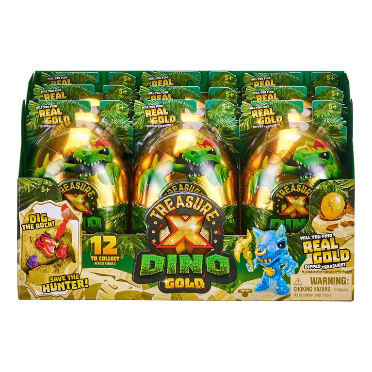 Treasure X Dino Gold Dino Egg Asst