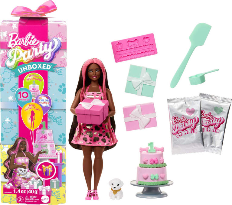 Barbie-Barbie Cadeau Surprise-Coffret Fête d'Anniversaire