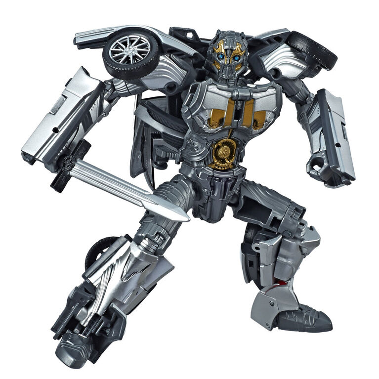 Transformers Studio Series 39, figurine Cogman du film Transformers: Le dernier chevalier, classe de luxe.