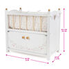 2 in 1 Wooden Cot with Cabine, Little Flora