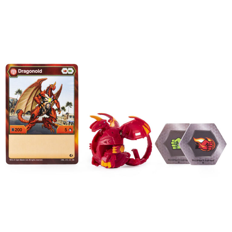 Bakugan, Dragonoid, 2-inch Tall Collectible Transforming Creature