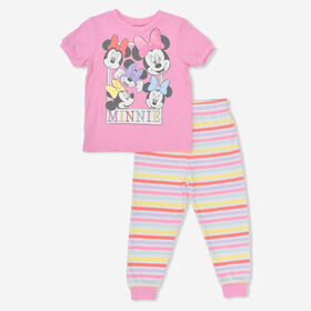 Disney Minnie Mouse 2 Piece Sleep Set Pink 3-4