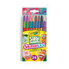 Crayola Silly Scents Smash-Ups Mini Twistables Crayons, 24 Count