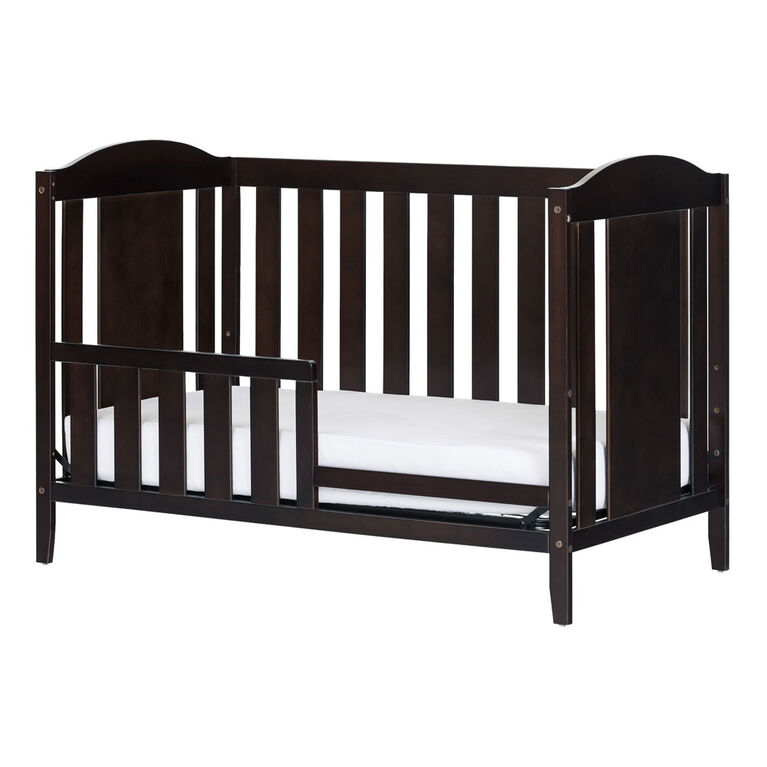 Angel Crib and Toddler Bed - Convertible Nursery Furniture for your Baby- Espresso