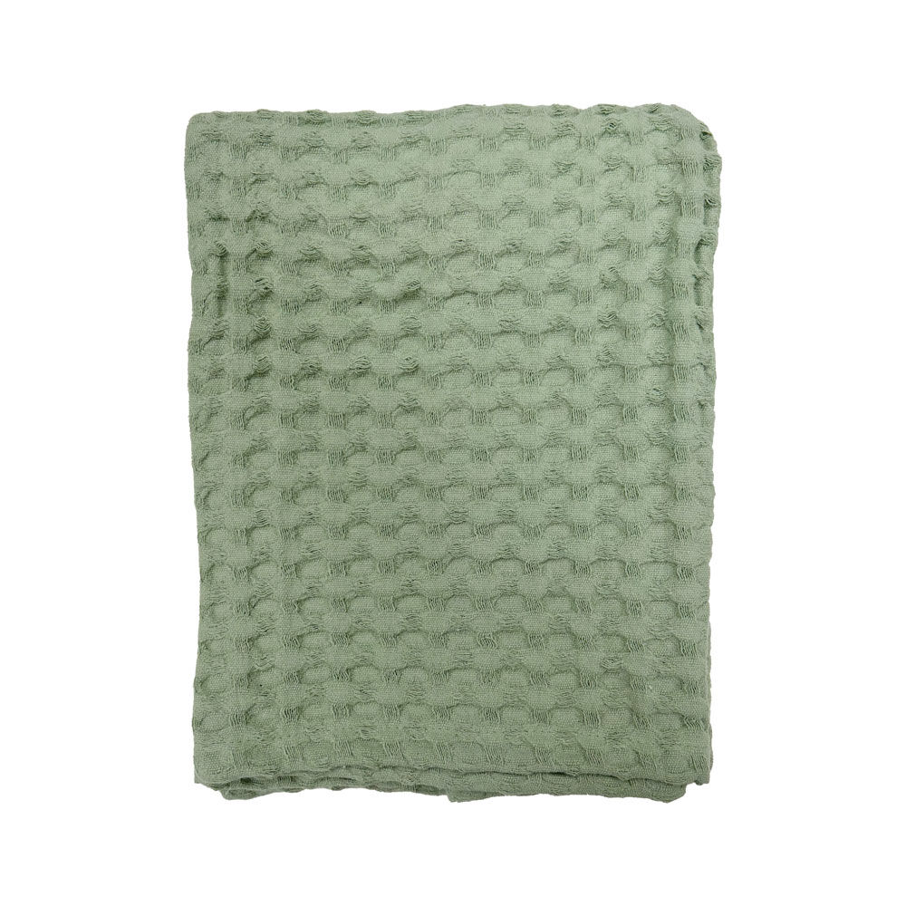 Koala Baby - Sage Muslin Ottoman Weave Blanket