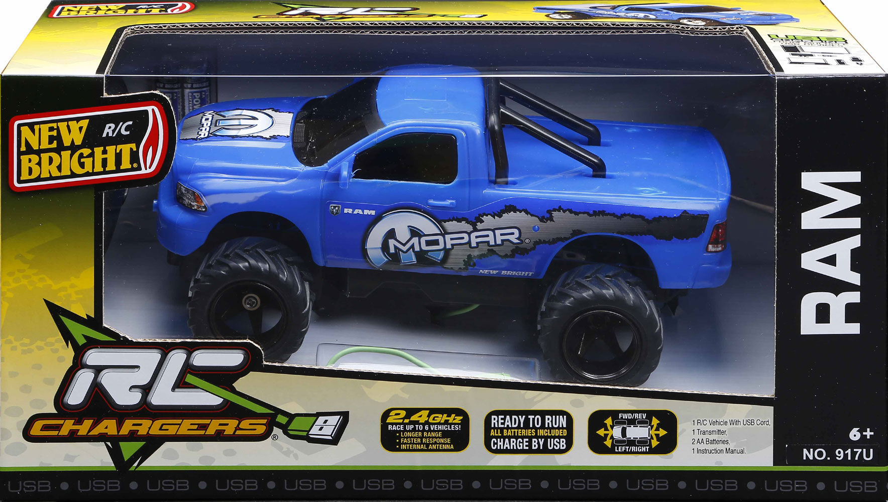 bright rc truck