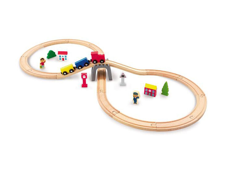 Circuit de train de 30 pièces - Notre exclusivité