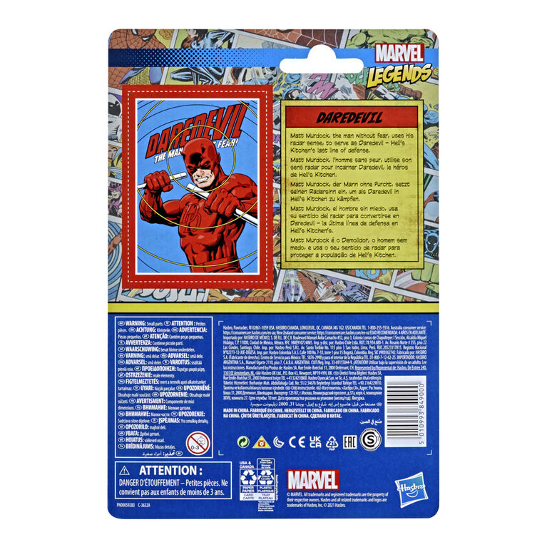 Marvel Legends 3.75-inch Scale Retro 375 Collection Daredevil Action Figure
