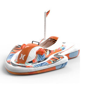 Hurley - Flotteur de piscine gonflable Wave Runner, orange