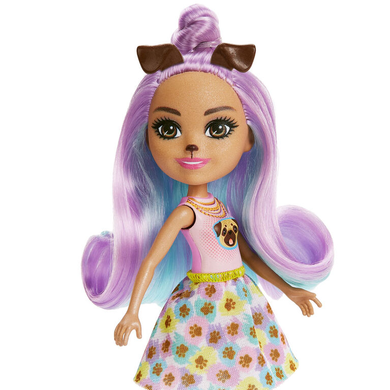 Enchantimals-Bêtes Citadines-Poupée Penna Carlin et figurine - Notre exclusivité