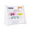 Kids 4 Tier Book Bookshelf, White