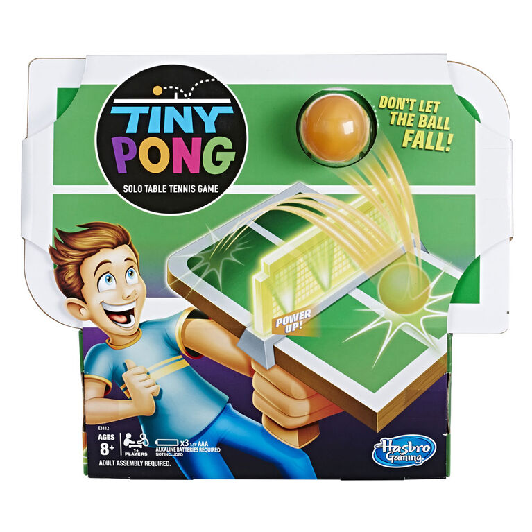 Tiny Pong Jeu de tennis de table solo portatif électronique - Édition anglaise