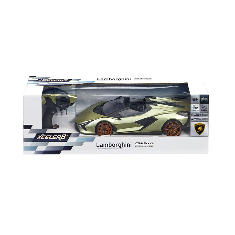 Voiture téléguidée Xceler8 Lamborghini Sian Roadster à l'échelle 1:12 - Notre exclusivité