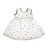 Rock a Bye Baby Muslin Cream Dress 0-3M