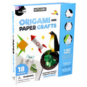 SpiceBox Trousses d'activités pour enfants, Trousses pour enfants, Origami et créations en papier, Tranche d'âge - Édition anglaise