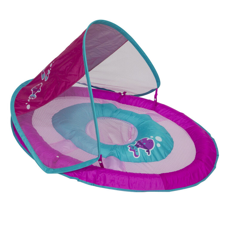 SwimWays Baby Spring Float Sun Canopy - Pink Fish