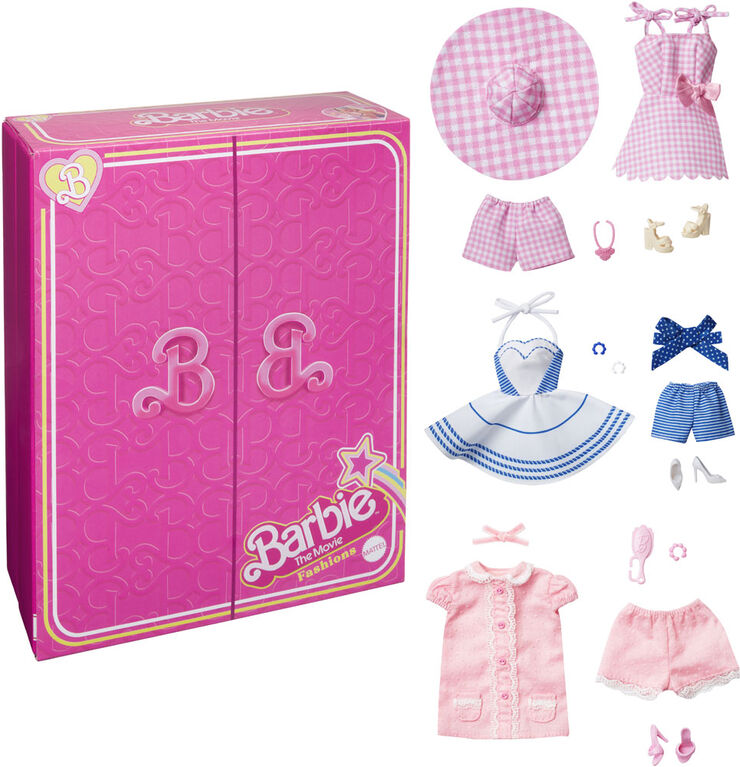 Set de meubles et Accessoires de vêtements pour bébé Barbie Assorti