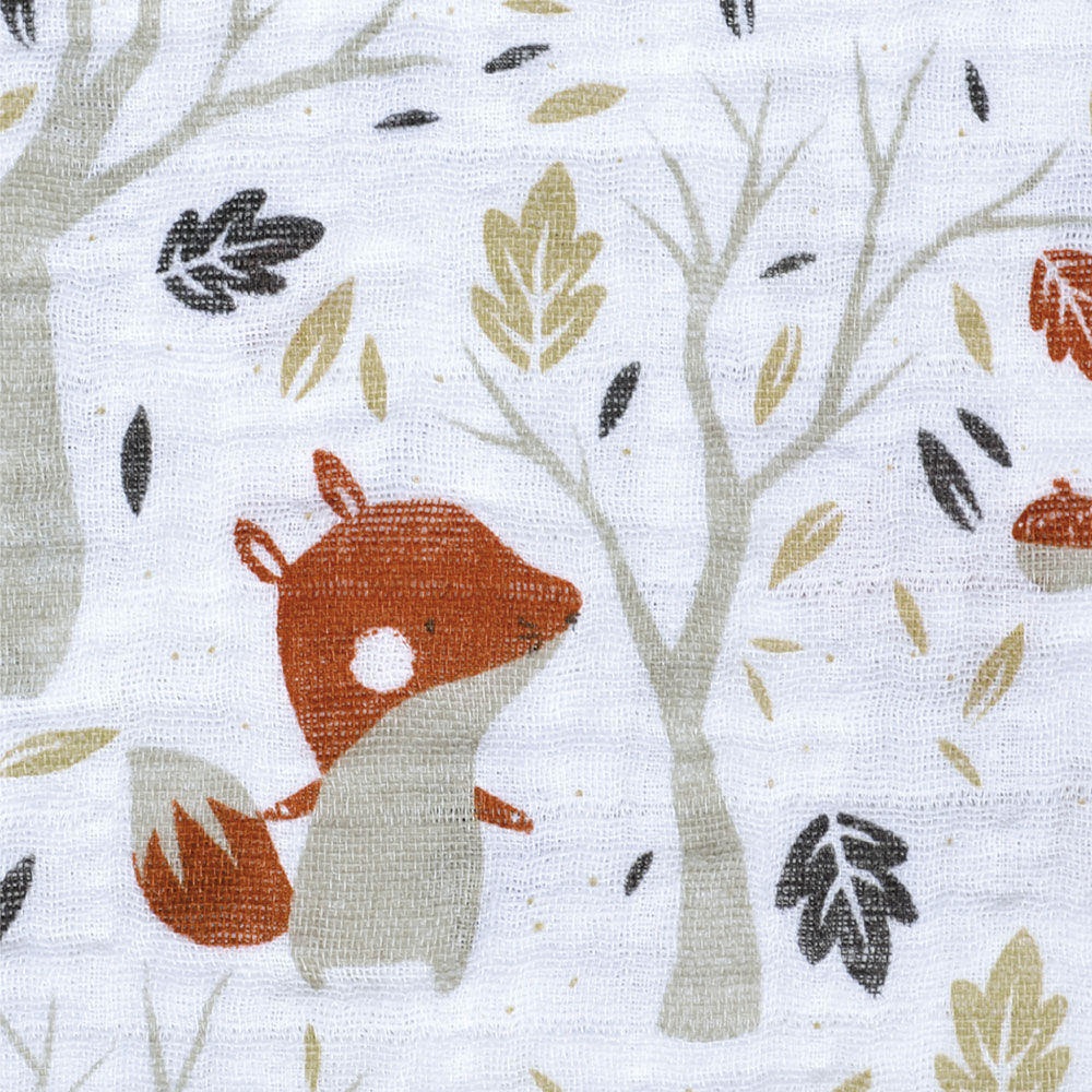 Perlimpinpin-Muslin blanket-Fox
