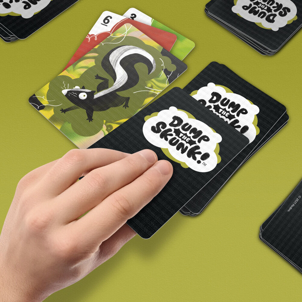Dump the Skunk! jeu de cartes familial - Édition anglaise