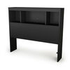 Spark Twin Bookcase Headboard Pure Black