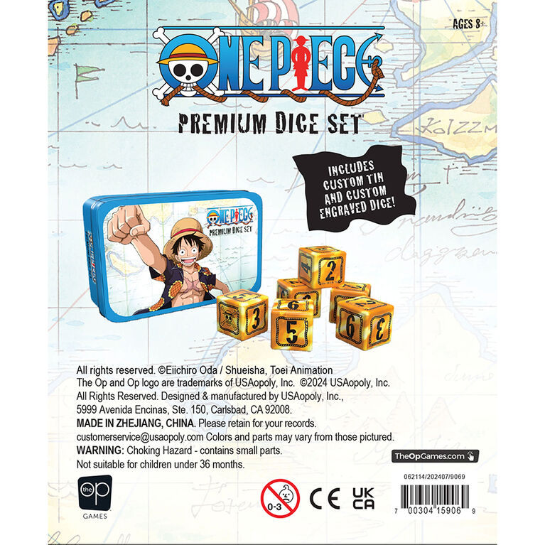 USAopoly One Piece Premium Dice Set - English Edition