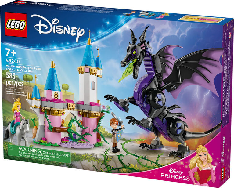 LEGO Princesses Disney La forme de dragon de Maléfique 43240