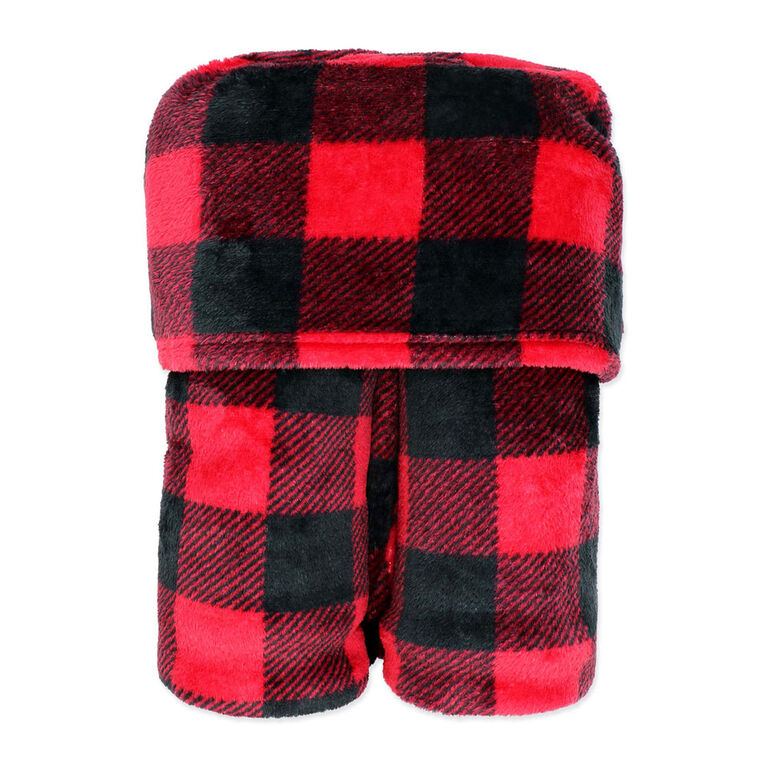 J&L Designs Youth Wearable Blanket-Buffalo Plaid