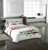 Gouchee Design - Buhos Digital Print Queen Duvet Cover Set - Owls On Branch