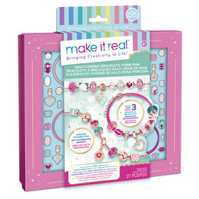 Make It Real Bracelet A Breloques Rose