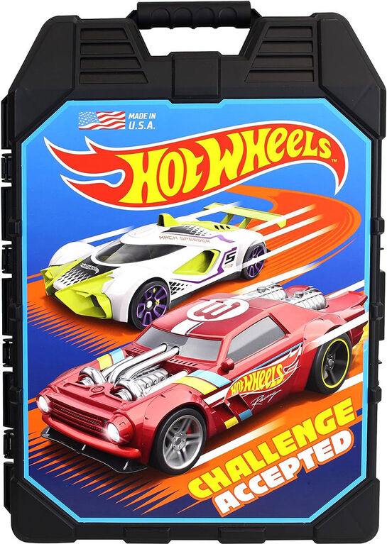 Hot Wheels - Mallette de transport pour petites autos- Les modèles