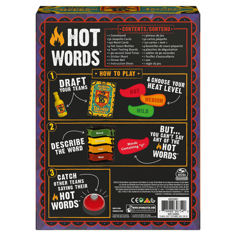 Hot Words, Jeu de devinettes