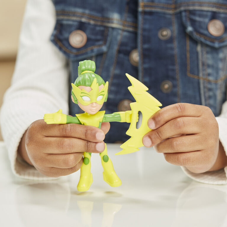 Marvel Spidey and His Amazing Friends Electro Action Figure Toy, Preschool Hero Figure with Accessory
