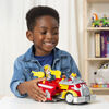 PAW Patrol, Mighty Pups Super PAWs Marshall's Powered Up Fire Truck Transforming Vehicle