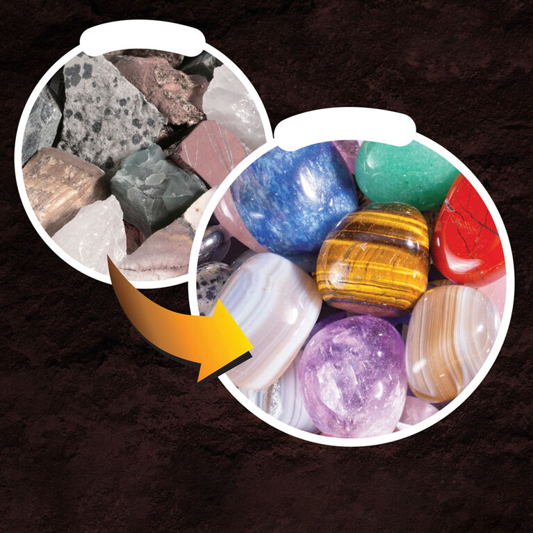 National Geographic Rock Tumbler Refill Pack - Madagascar mix - Édition anglaise