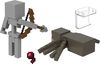 Minecraft Toys, 2-Pack of Action Figures, Gifts for Kids