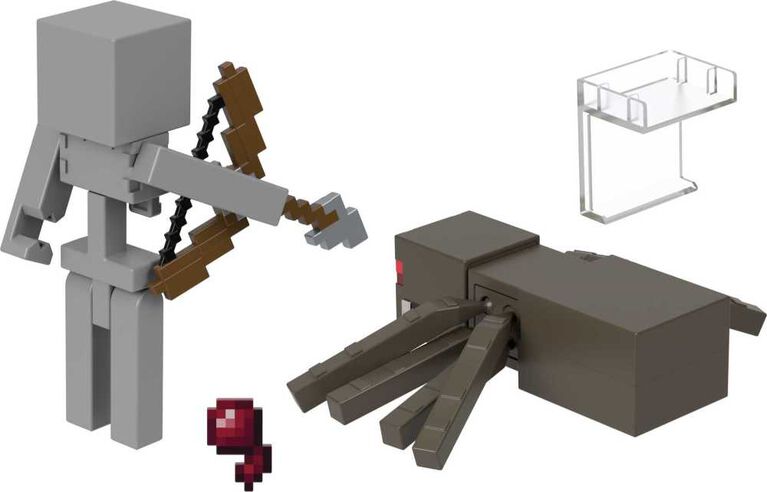 Minecraft Toys, 2-Pack of Action Figures, Gifts for Kids