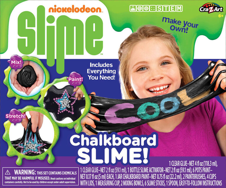 Cra-Z-Art - Nickelodeon: Chalkboard Slimy Fun Set