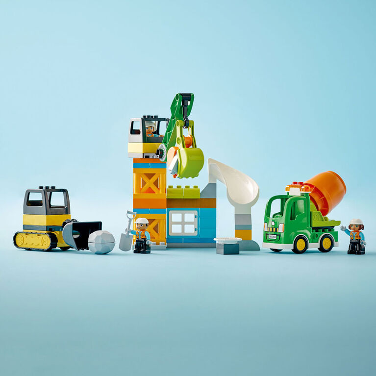 LEGO DUPLO Town Le chantier de construction 10990; Jeu de construction (61 pièces)