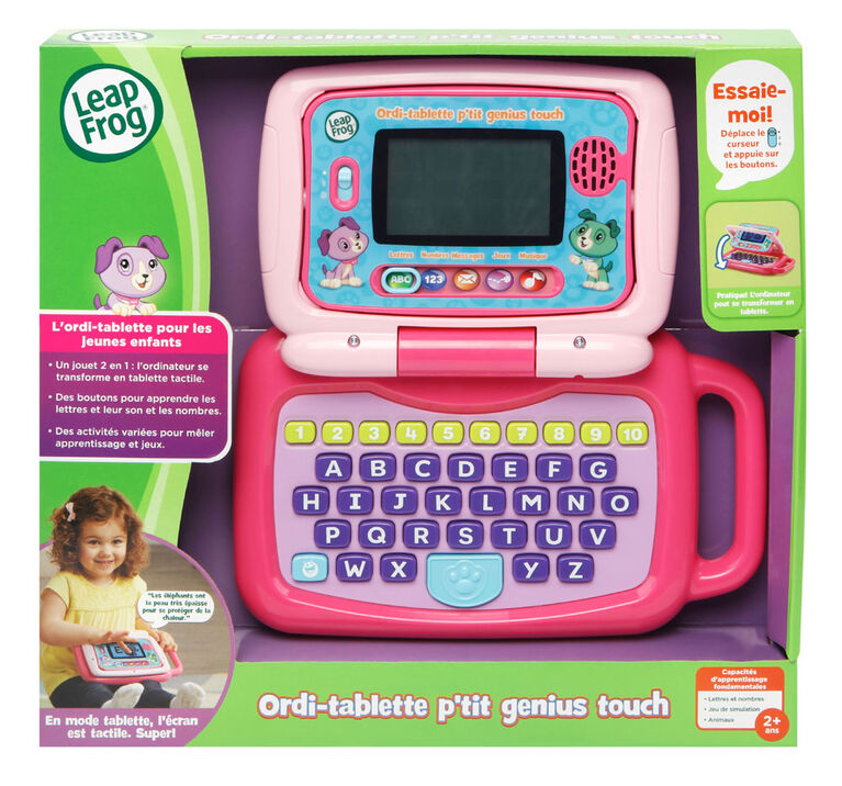 Ordi-tablette P'tit Genius Touch Rose - Édition Française