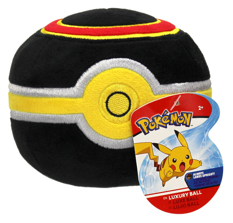 Poké Ball en peluche de 10 cm (4 po) de Pokémon - Luxury Ball.