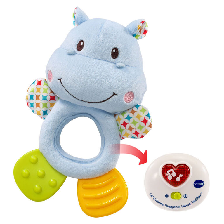 Lil' Critters Huggable Hippo Teether - English Edition