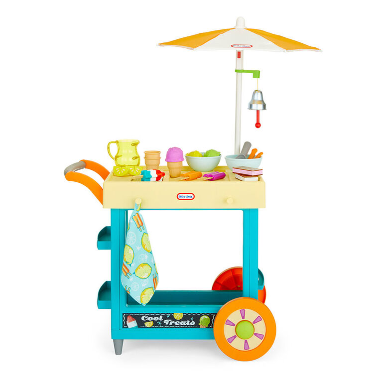 Little Tikes 2-in-1 Lemonade & Ice Cream Stand with 25 Accessories and Chalkboard