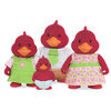 Tailfeather Cardinaux, Li'l Woodzeez, Ensemble de petites figurines d'oiseaux