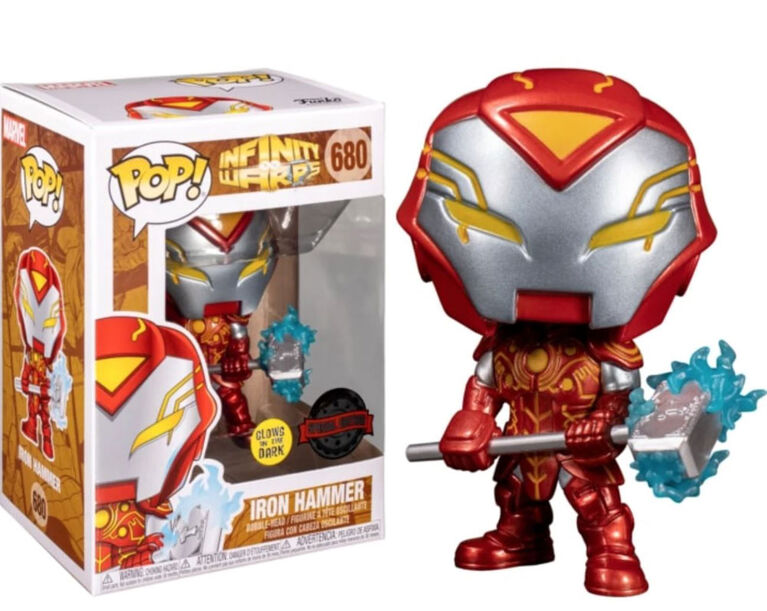 Funko POP! Marvel: Infinity Warps - Iron Hammer (Glow in The Dark) - R Exclusive
