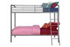 DHP Twin over Twin Bunk Bed -  Silver