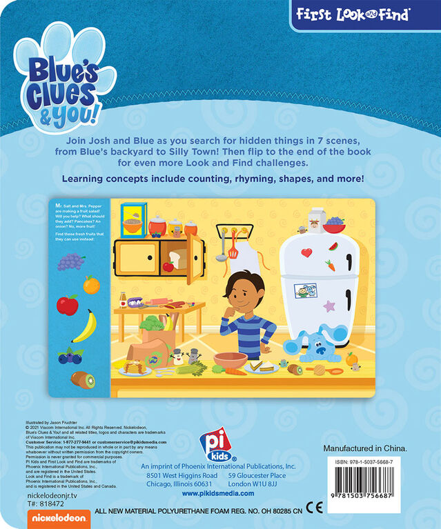 Blue's Clues and You My First Look and Find - English Edition